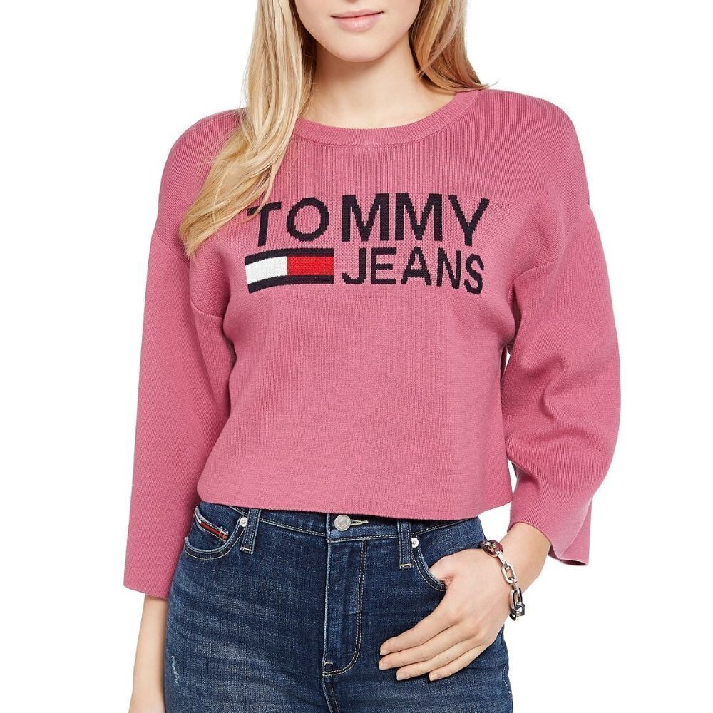 Tommy Hilfiger Womens Cropped Sweater Medium